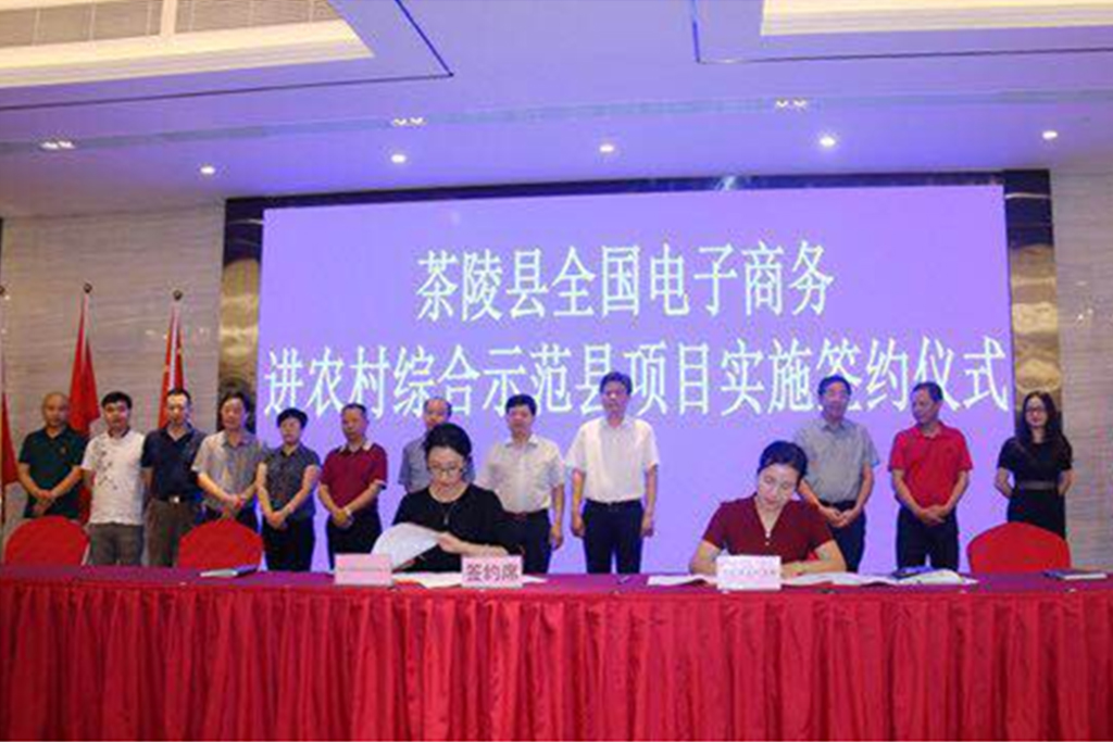 湖南茶陵县县长江小忠压球app入口站官网进行签约